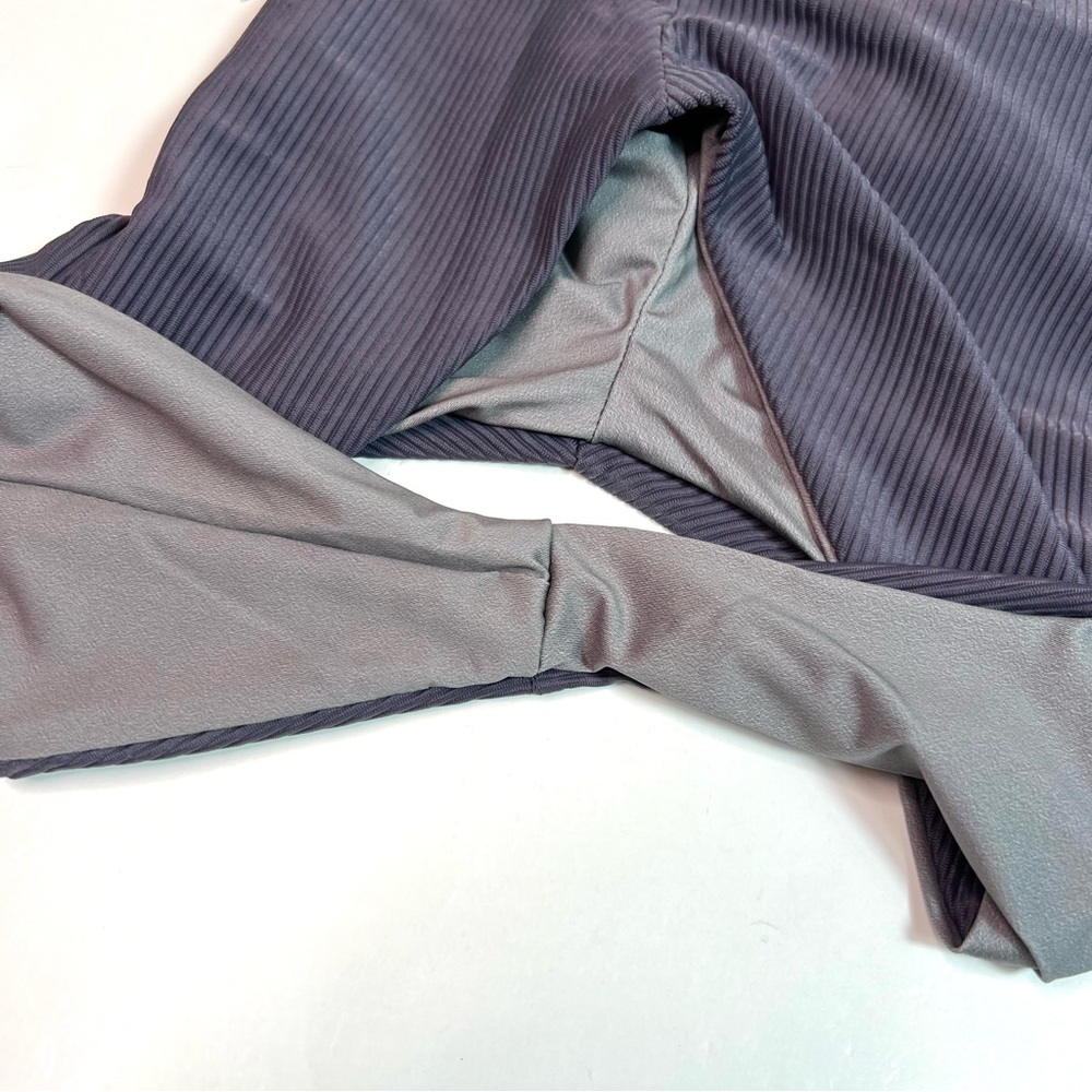 NWT Freebella Elle One-piece High Cut Swimsuit Gray Size Small - Picture 9 of 10